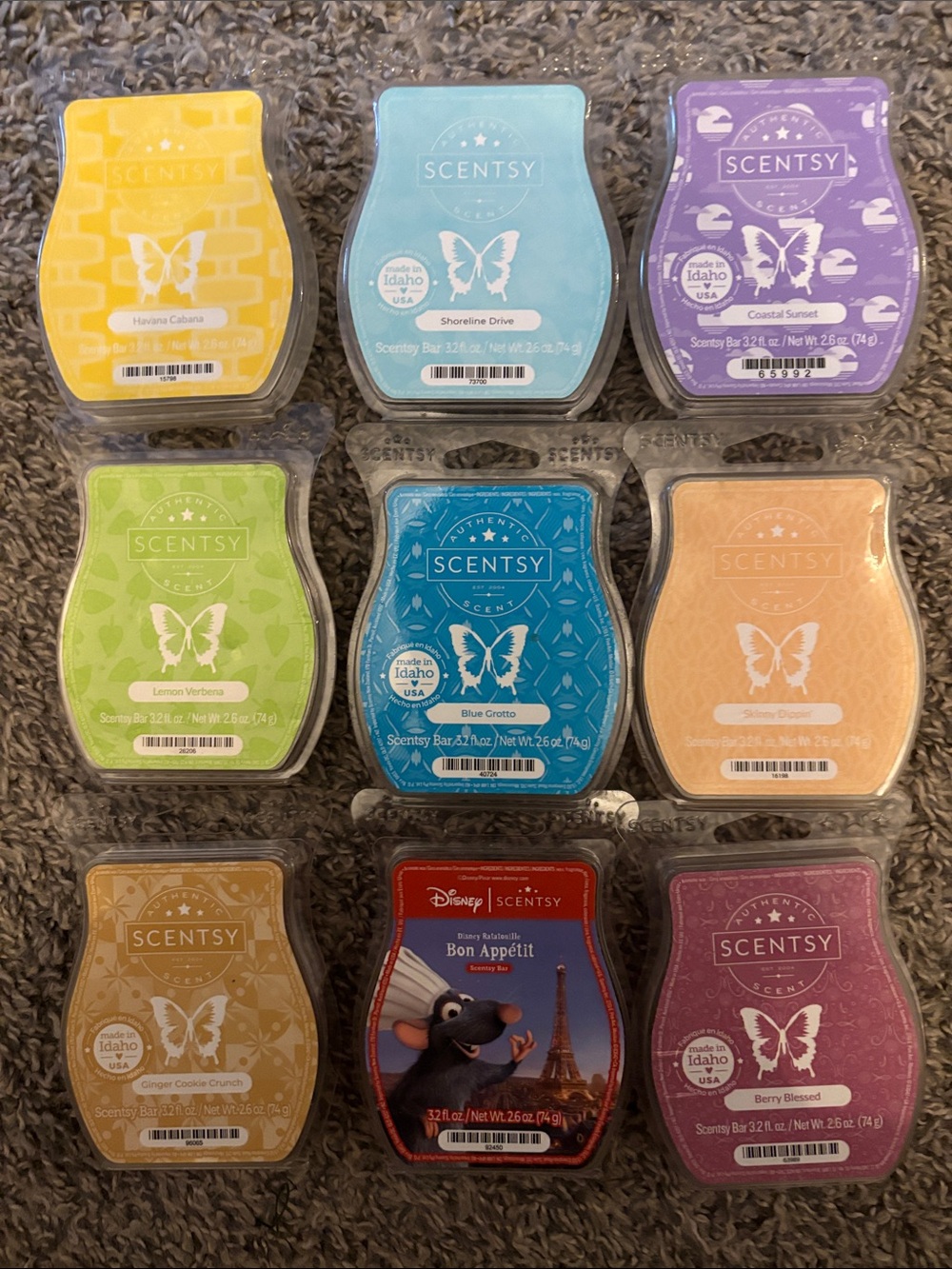 Scentsy Assorted Scent Bars Wax Melts